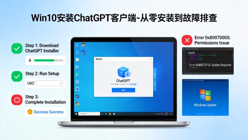 Win10安装ChatGPT客户端-从零安装到故障排查-Z天空