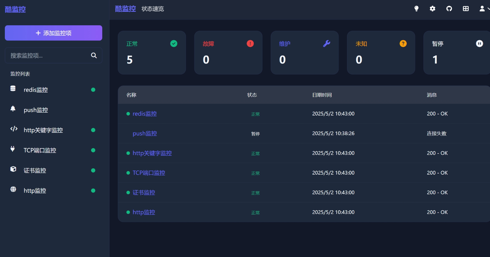 在飞牛云NAS-VPS部署高颜值监控神器-酷监控